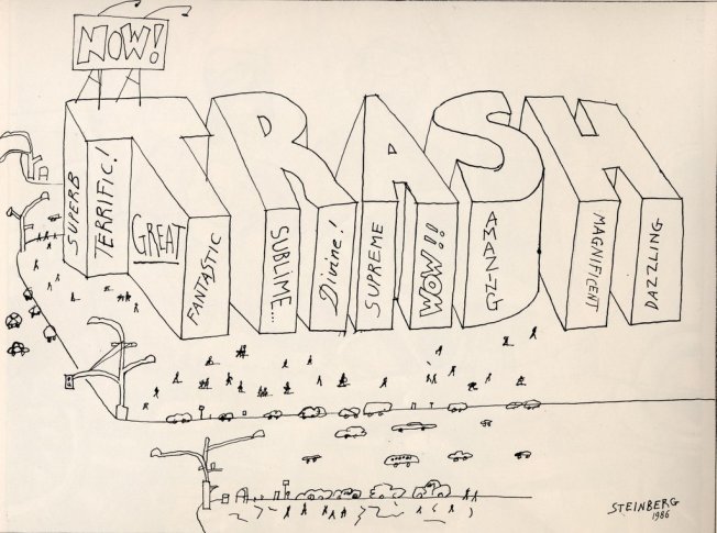 Trash (Disegno di Saul Steinberg)
